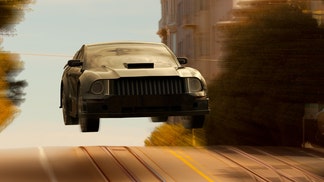 car dallas texas roundabout airborne viral video