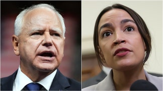 The plan from Democrats to win back men is incredibly stupid. What does the plan include? Will it work? (Photo by Kevin Dietsch/Getty Images and Photo by Andrew Harnik/Getty Images)