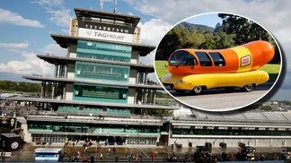 Indianapolis Motor Speedway and Wienermobile.