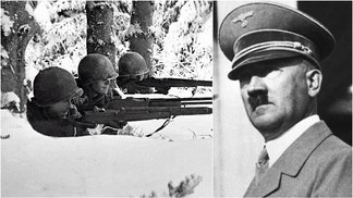 May 8, 2025 marks the 80-year anniversary of Germany's unconditional surrender in WWII to end the war in Europe. Read a tribute from OutKick's David Hookstead. (Photo by Tony Vaccaro/Getty Images and Getty Images)