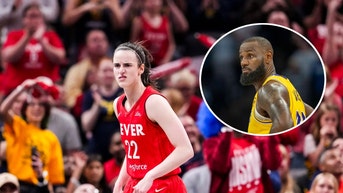 Caitlin Clark and LeBron James