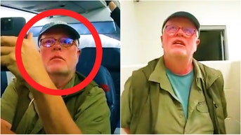 Footage of Epic Systems executive Carl Dvorak being arrested in 2024 has been released. Watch the body camera footage from inside the plane. (Credit: Police Body Camera, Public Domain, Screenshot https://www.youtube.com/watch?v=ecriKwDxkXo)