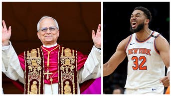POPE LEO XIV KNICKS