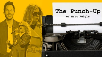 The Punch-Up logo featuring Chris Pratt, Kelly Hanson, and Melania Trump