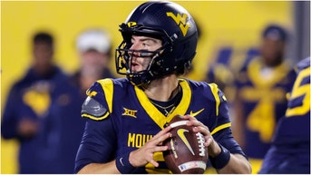 The West Virginia Mountaineers released awesome throwback football uniforms. See photos of the uniforms honoring the 1965 team. When will the uniforms be worn? (Photo by Frank Jansky/Icon Sportswire via Getty Images)
