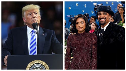 DONALD TRUMP JALEN HURTS