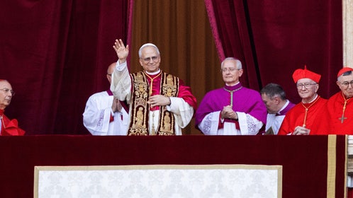 Newest Pope, Leo XIV, Waves After Being Announced