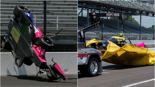 Kyffin Simpson crashes on Fast Friday