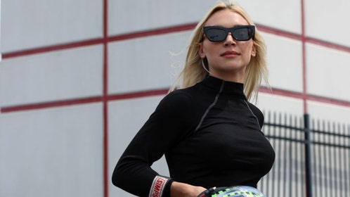 Natalie Decker has NASCAR garage on edge.