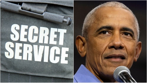 Video shows female Secret Service agents arguing outside of Obama's residence. (Photo by RYAN COLLERD/AFP via Getty Images and Getty Images Creatives)