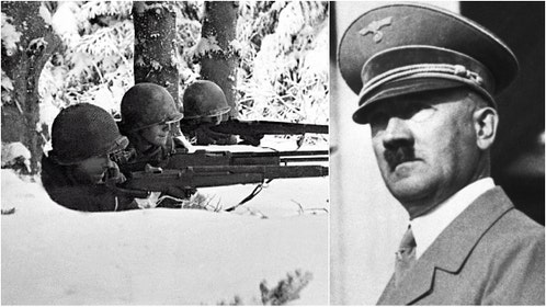 May 8, 2025 marks the 80-year anniversary of Germany's unconditional surrender in WWII to end the war in Europe. Read a tribute from OutKick's David Hookstead. (Photo by Tony Vaccaro/Getty Images and Getty Images)