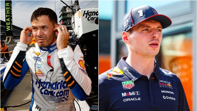 Kyle Larson and Max Verstappen