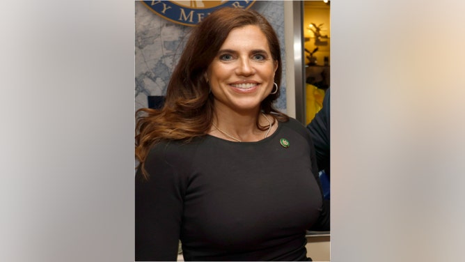 Nancy Mace seemingly mocked Ilhan Omar with a simple tweet about swearing. (Photo by Tasos Katopodis/Getty Images for MGM Studios)