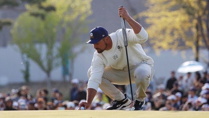 Bryson DeChambeau is the third betting favorite to win the 2025 PGA Championship at Quail Hollow Club in Charlotte, North Carolina. (Photo credit: Kim Soo-Hyeon-Imagn Images)