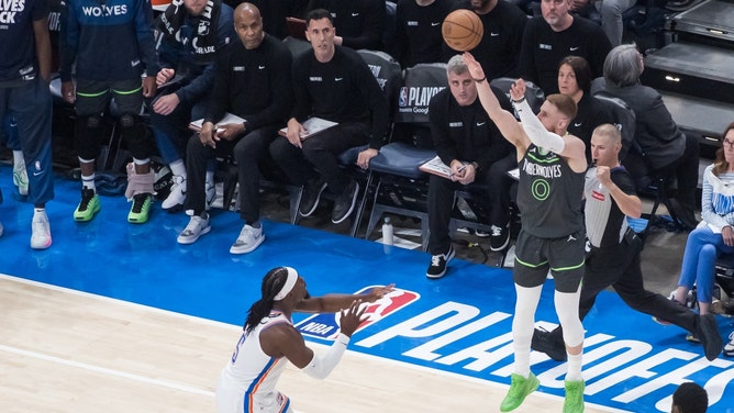 The Minnesota Timberwolves visit the Oklahoma City Thunder Thursday for Game 2 of the 2025 Western Conference Finals. (Photo credit: Brett Rojo-Imagn Images)