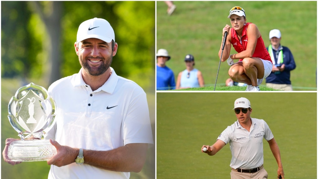 Scottie Scheffler, Lexi Thompson, and Ben Griffin