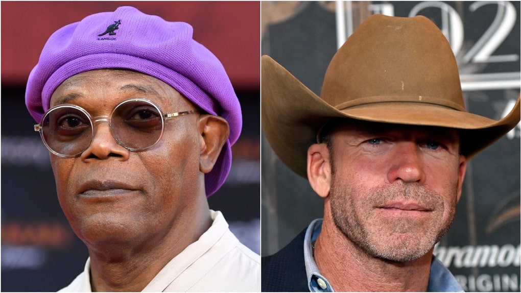 Samuel L. Jackson is set to star in Taylor Sheridan's upcoming series "NOLA King." (Photo by David Becker/Getty Images for Paramount+ and Photo by Frazer Harrison/Getty Images)