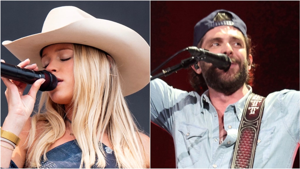 The Castellows team up with Thomas Rhett for an awesome performance. (Photo by Gary Miller/Getty Images for iHeartRadio and Photo by Erika Goldring/WireImage)