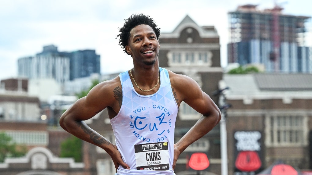 underwear brands interested in american hurdler chris robinson after penis fell out mid-race