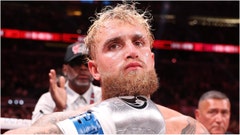 Jake Paul crashed out during an interview with Piers Morgan ahead of his fight against Julio Cesar Chavez Jr. Watch a video of the interview. What is Jake Paul's boxing record? (Photo by Al Bello/Getty Images for Netflix © 2024)