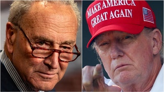 Senator Chuck Schumer claims "we're all going to die" in reaction to President Donald Trump attempting to pass a major bill. Watch a video of his comments. Photo by Mike Stobe/Getty Images and Photo by Kent Nishimura/Getty Images)