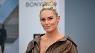 lindsey vonn red carpet f1 movie premiere final olympic run