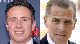 Comedian Tim Dillon crushed Chris Cuomo during a hilarious exchange about Hunter Biden. Watch a video of his comments. (Photo by Kevin Dietsch/Getty Images and Photo by Kevin Dietsch/Getty Images)