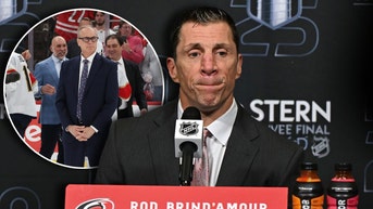 Rod Brind'Amour and Paul Maurice