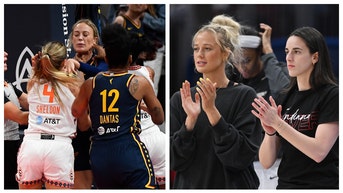 caitlin clark enforcer sophie cunningham is a black belt that used to have bloody fights with sister