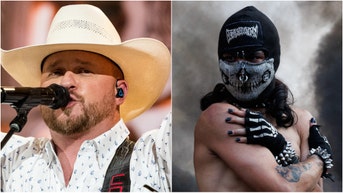 Country singer Cody Johnson fired back at protests across America. (Photo by John Shearer/Getty Images for ACM and Photo by BLAKE FAGAN/AFP via Getty Images)