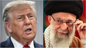 President Donald Trump vowed to not kill Iran's Supreme Leader Ali Khamenei...for now. What did he post? What is the status of the war? (Photo by BRENDAN SMIALOWSKI/AFP via Getty Images and Photo by ATTA KENARE/AFP via Getty Images)