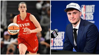 Cooper Flagg and Caitlin Clark