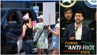 Ron DeSantis, once again, shows Gavin Newsom how to the peace during protests.