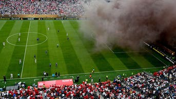 Outrageous Scene Unfolds At Eagles Stadium As Wydad Fans Unleash Flares: Video