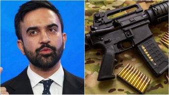 Democrat Zohran Mamdani, the leading contender to be NYC's next mayor, is getting destroyed over a resurfaced tweet about banning guns. What are the reactions? (Photo by Yuki Iwamura-Pool/Getty Images and Getty Images Creatives)