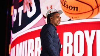 Collin Murray-Boyles after being drafted by Toronto Raptors