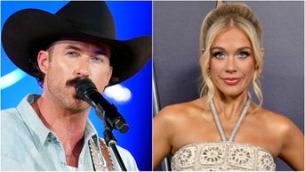 Country music star Riley Green responded to viral relationship rumors. He's been linked to Megan Moroney and Ella Langley. He says he finds out his new relationship status weekly. (Photo by David Becker/Getty Images and Photo by Erika Goldring/Getty Images for BMI)