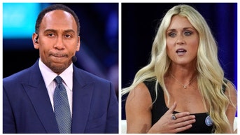 Riley Gaines was a guest on Stephen A. Smith's podcast.