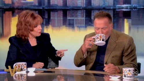 Arnold Schwarzenegger stuns The View. 