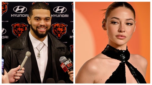 caleb williams madelyn cline spotted together at music festival