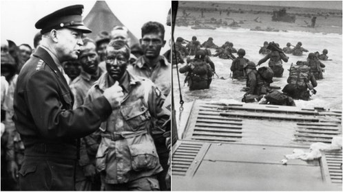 Tributes go viral for 81-year anniversary of D-Day. Photo by MPI/Getty Images and Getty Images)