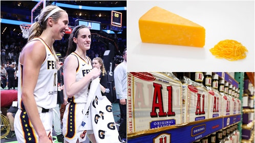 Caitlin Clark, Lexie Hull, cheese, and cases of A1 sauce
