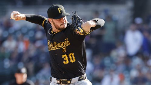 Paul Skenes, pitcher for the Pittsburgh Pirates