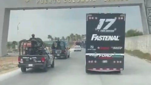 NASCAR Heads South: Mexican National Guard Convoy, Customs Inspections And 2,296 Miles From Michigan To Mexico