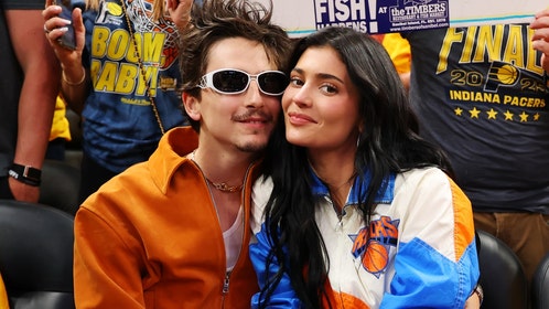 kylie jenner packed knicks-themed underwear for game 6 in indianapolis