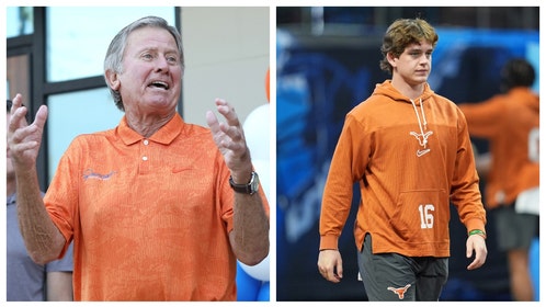 Steve Spurrier and Arch Manning UT quarterback