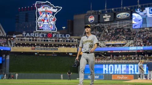 Jacob Misiorowski of the Milwaukee Brewers