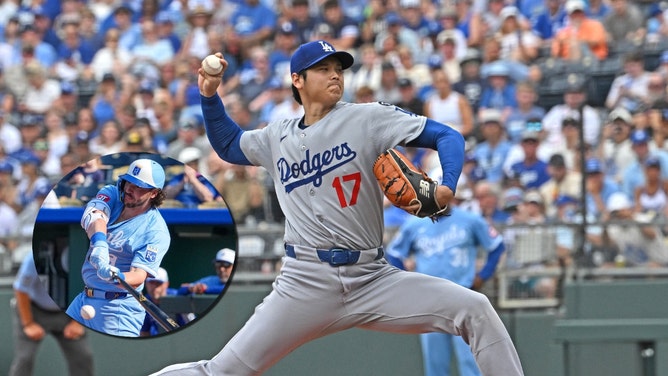 Shohei Ohtani on the mound