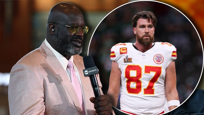 Shaq and Travis Kelce