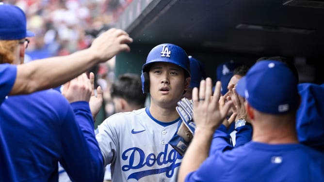 Shohei Ohtani of the Los Angeles Dodgers